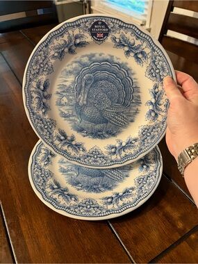 Royal Stafford Turkey Dinner Plates Set of 2